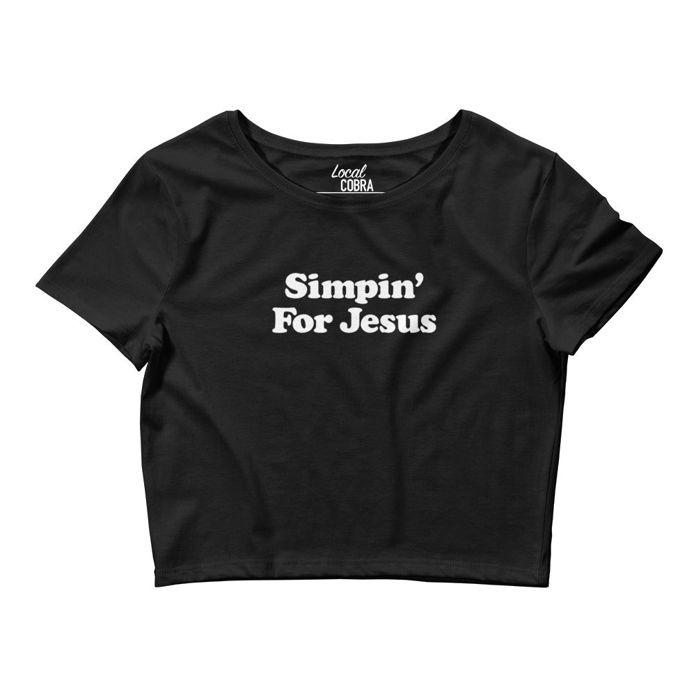 Simpin' For Jesus – Women’s Crop Tee