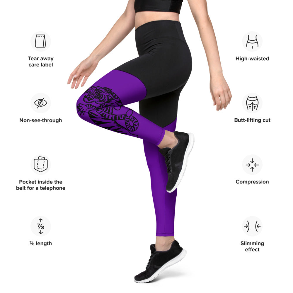 Stay Hangry (Purple) – Squat  Proof Leggings