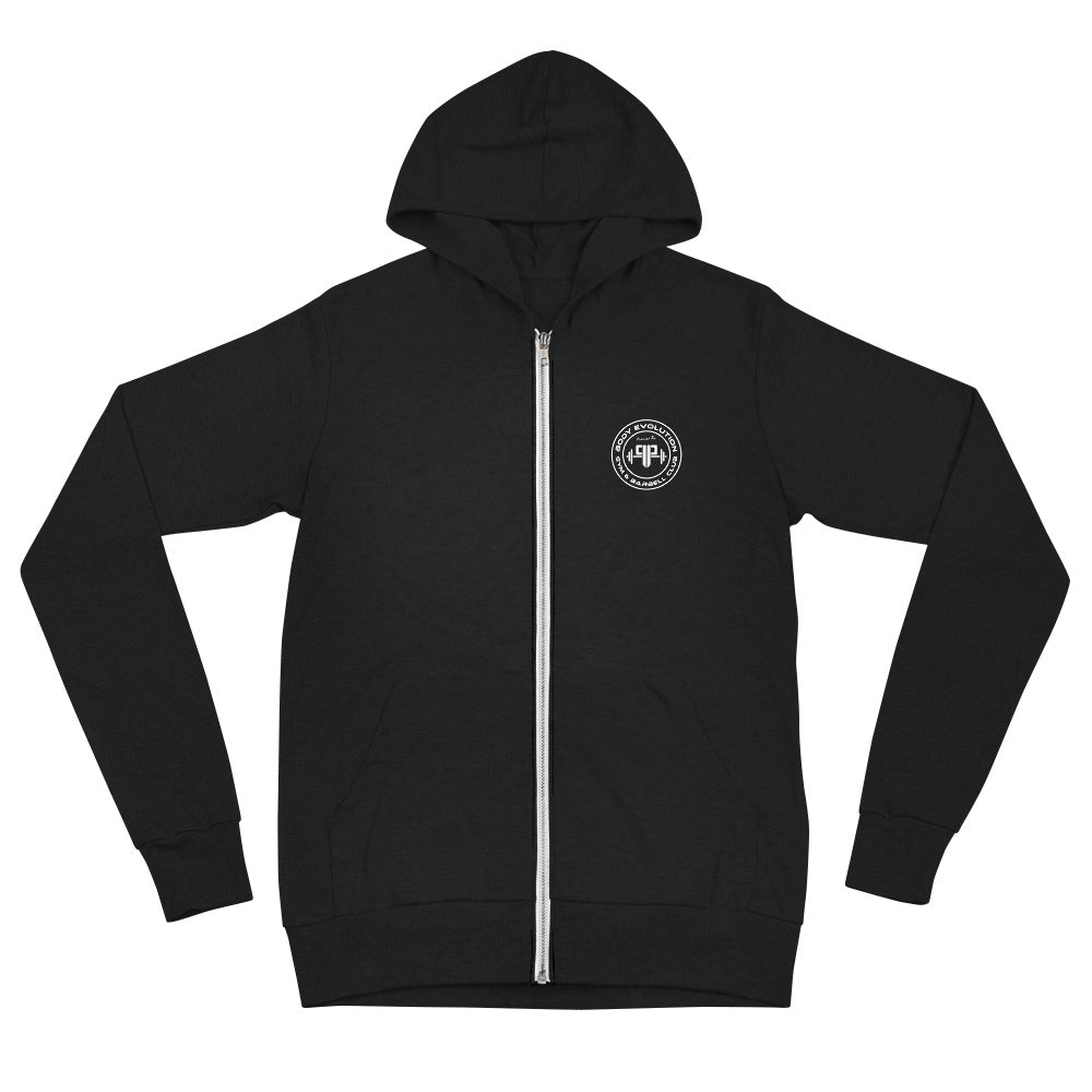 Bury Your Excuses / Body Evo / Unisex Zip Hoodie