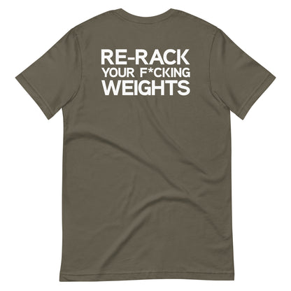 Re-Rack Your F*cking Weights / Body Evo / Unisex Tee